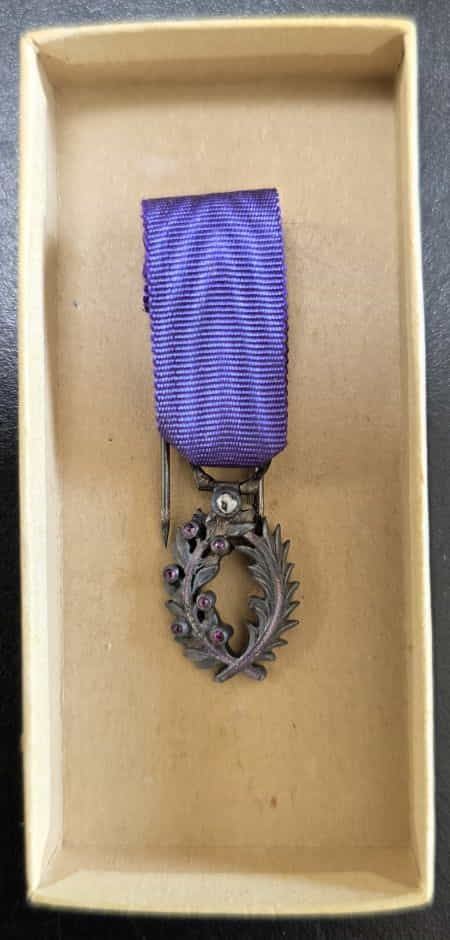 The Ordre des Palmes Académiques medal
