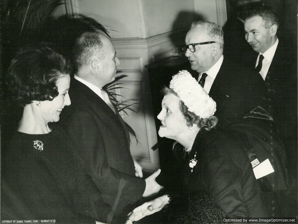 The Rothchilds of France greeting the Franckels